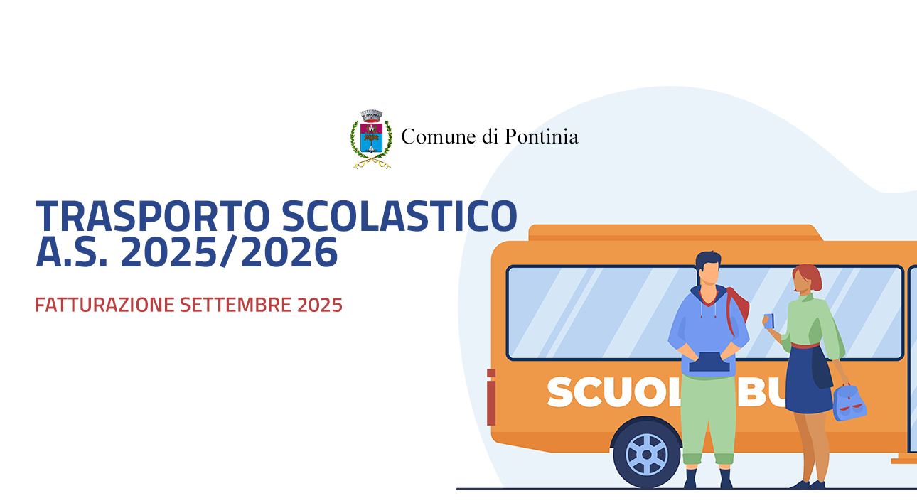 ANTEPRIMA PONTINIA 2025 Pagamento Trasporto Scolastico