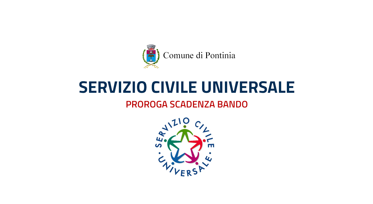 ANTEPRIMA PONTINIA 2026 Proroga Bando Scu